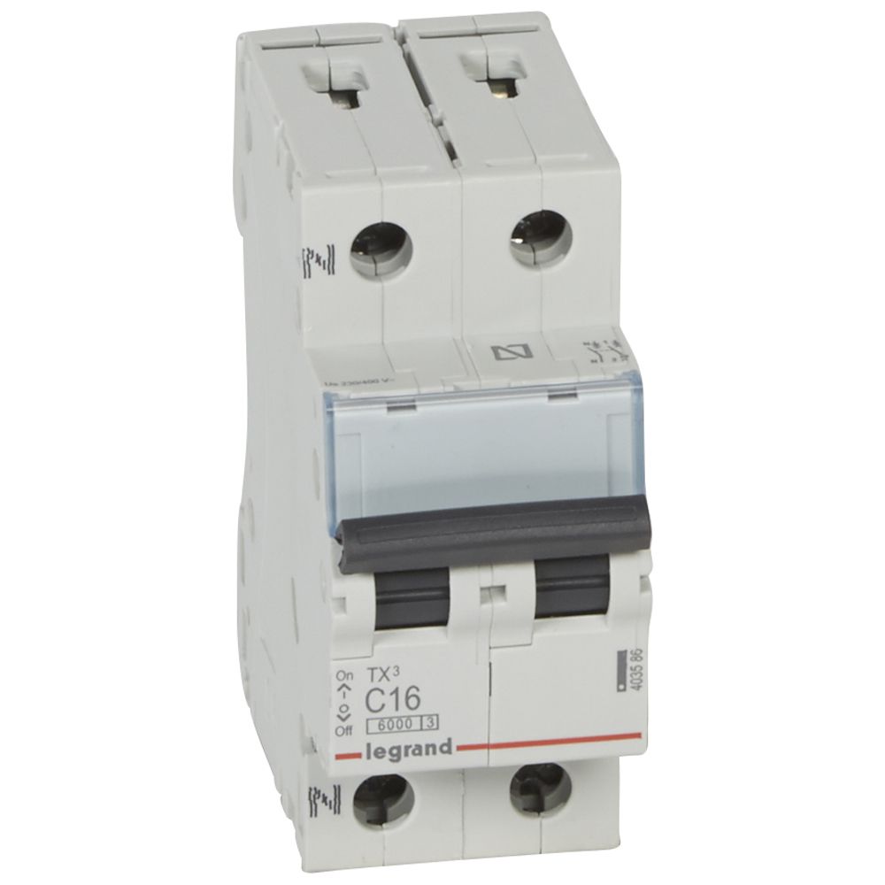 Magnetotérmico TX³ - 1P+N - 230V~  - curva C - 2mod