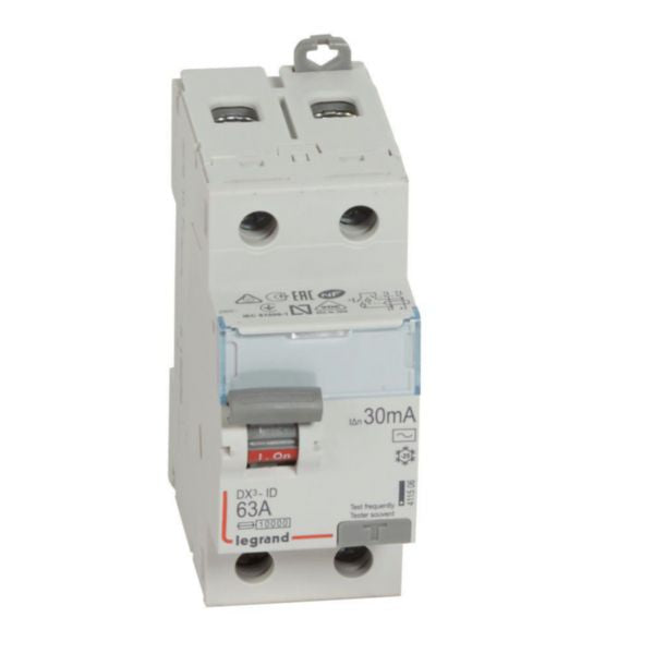 Diferencial DX³ - 2 Polos -  230V -/ 30mA  - Tipo AC
