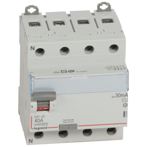 Diferencial DX³ - 4 Polos -  230V --  25A / 30mA - Tipo AC