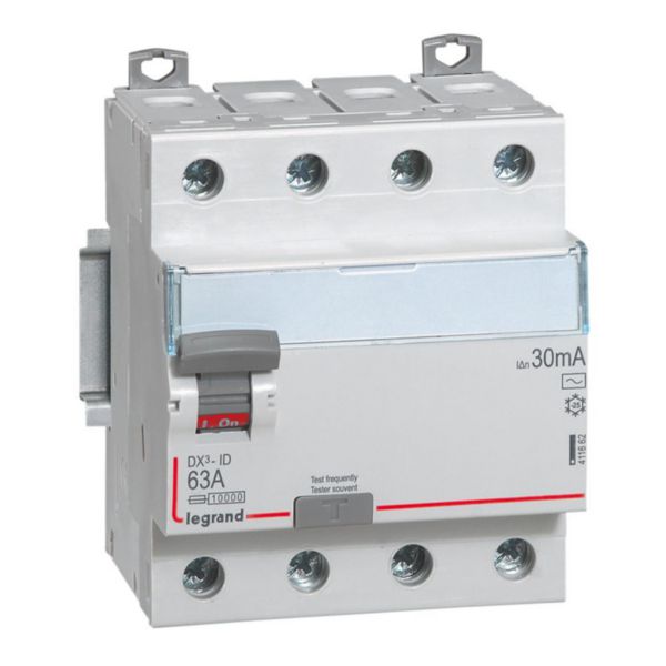 Diferencial DX³ - 4 Polos -  230V --  25A / 30mA - Tipo AC