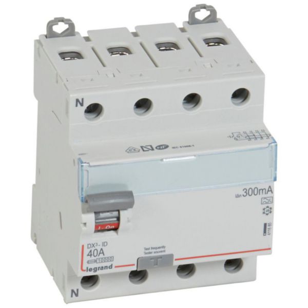 Diferencial DX³ - 4 Polos -  230V  -  / 300mA - Tipo A