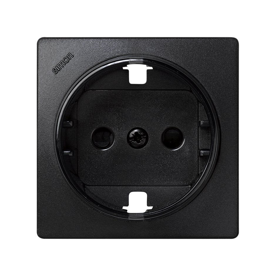 Tapa con dispositivo de seguridad para la base de enchufe schuko Simon 73 Loft