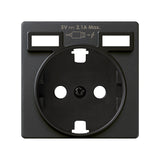 Tapa para la base de enchufe schuko con 2 cargadores USB tipo A 10,5W  Simon 82