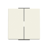 Tecla doble interruptor-conmutador