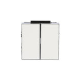 Tecla doble interruptor-conmutador