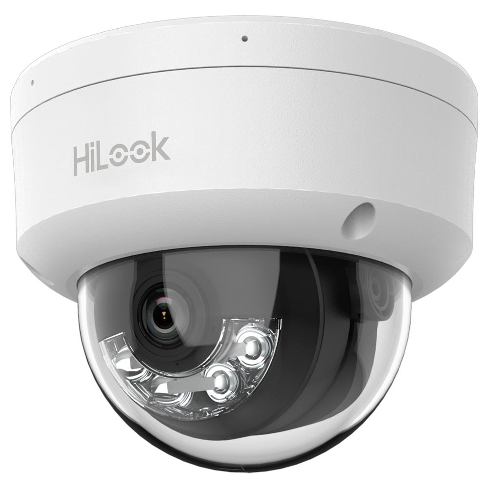 Cámara Domo IP – 6 MP y IP67 • Luz híbrida 30 m Micrófono integrado