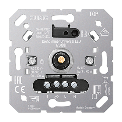 Dimmer giratorio universal para LED