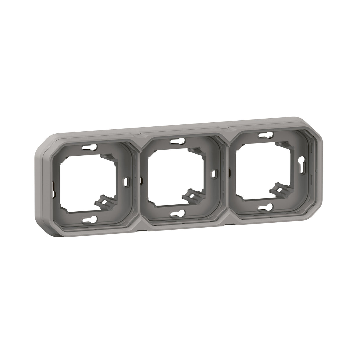 Marco de empotrar Plexo modular de 3 elementos