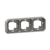 Marco de empotrar Plexo modular de 3 elementos