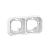 Marco de empotrar Plexo modular de 2 elementos