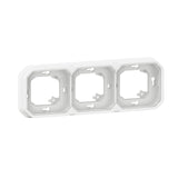 Marco de empotrar Plexo modular de 3 elementos