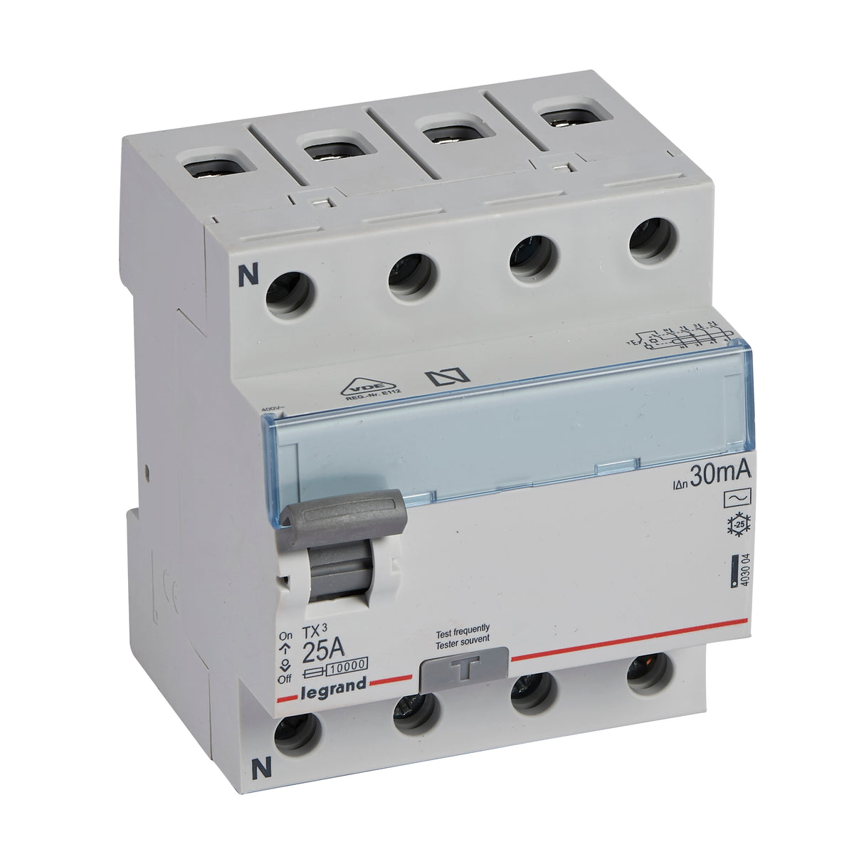 Diferencial TX³ 4P / 30 mA corriente alterna