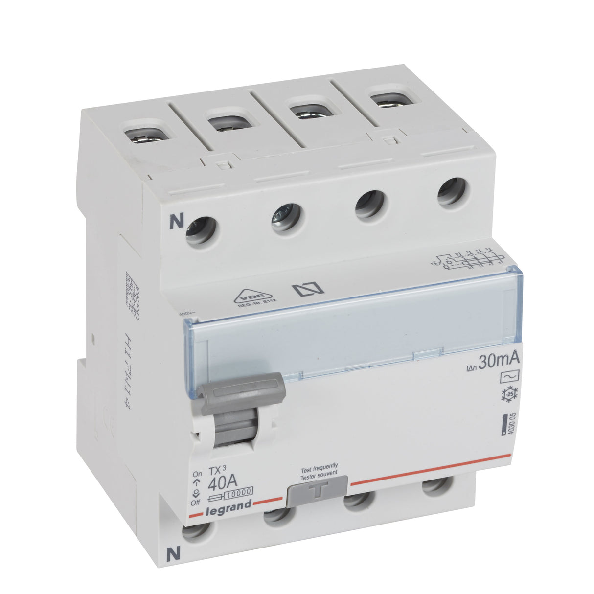 Diferencial TX³ 4P / 30 mA corriente alterna