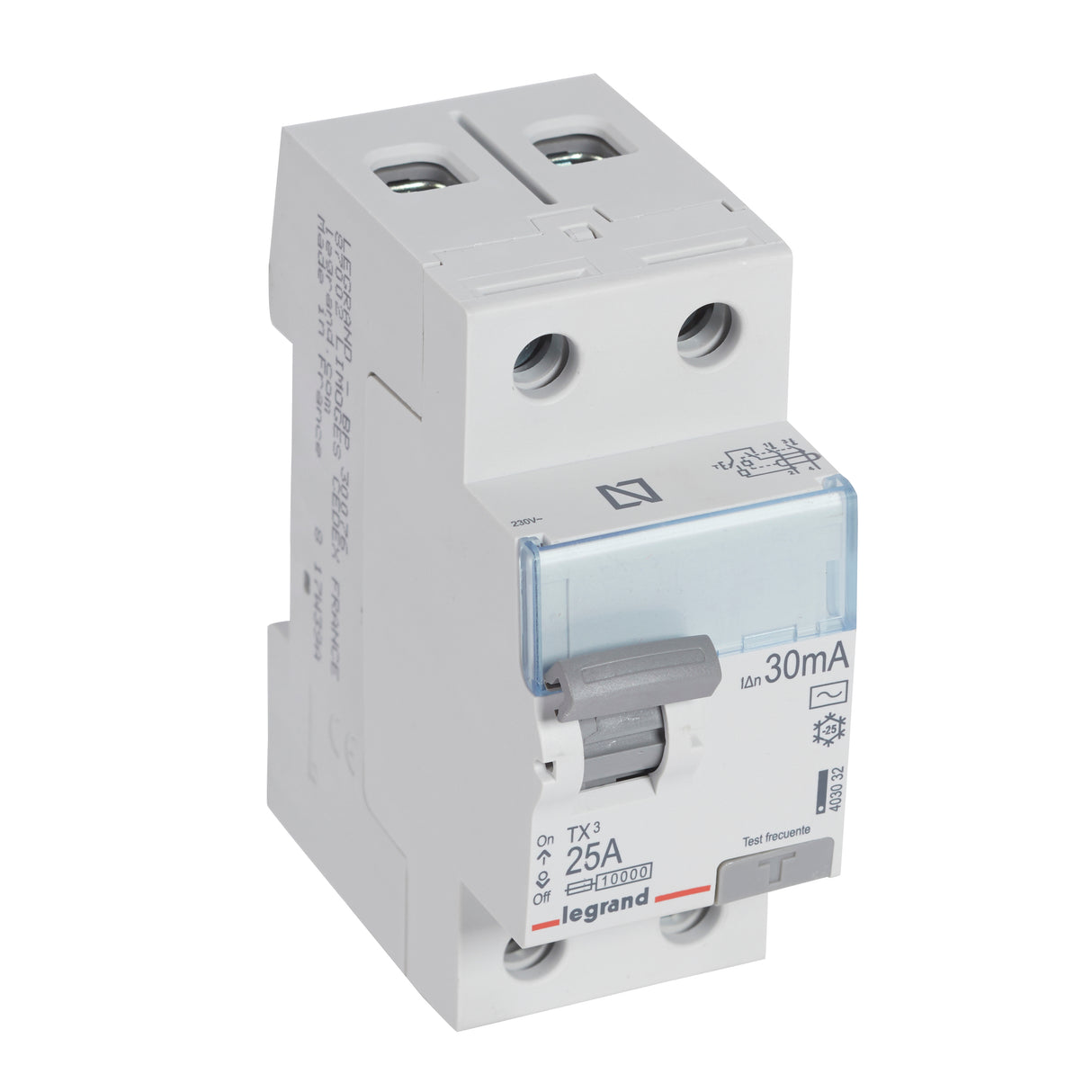 Diferencial TX³ - 2P - 230V~ - 30mA - Tipo AC