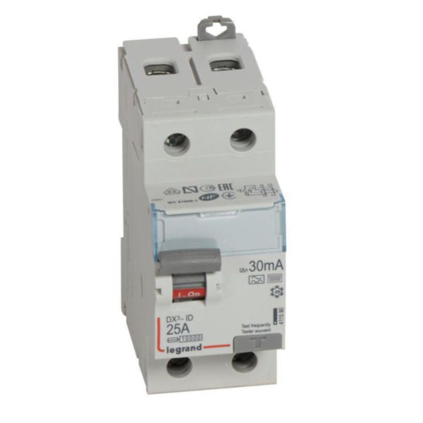 Diferencial DX³ - 2 Polos -  230V - / 30mA - Tipo F