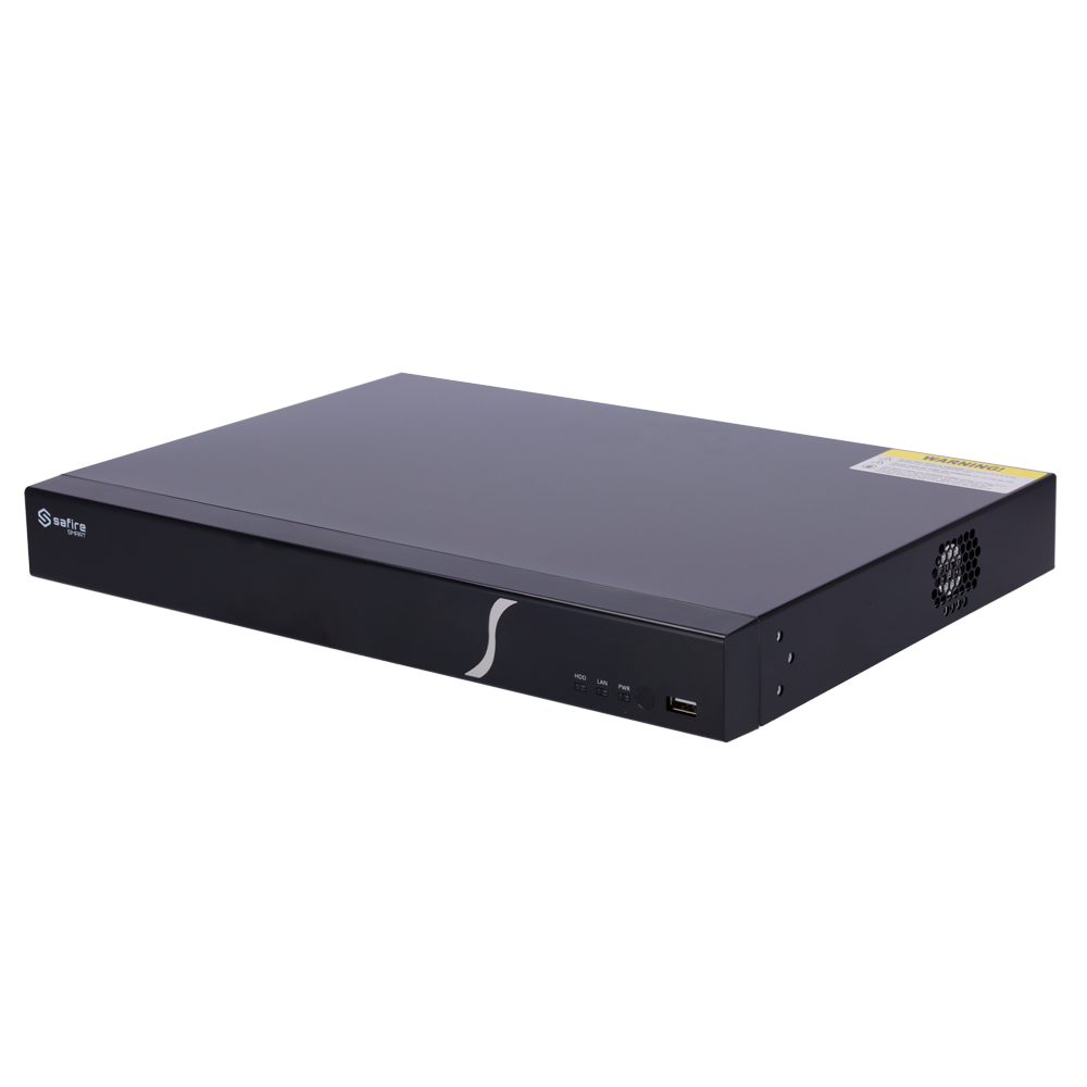 Grabador NVR para cámaras IP,
 8C SF-NVR6208-8P-B2