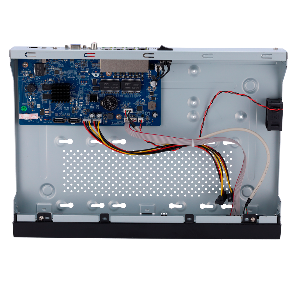 Grabador NVR para cámaras IP,
 8C SF-NVR6208-8P-B2
